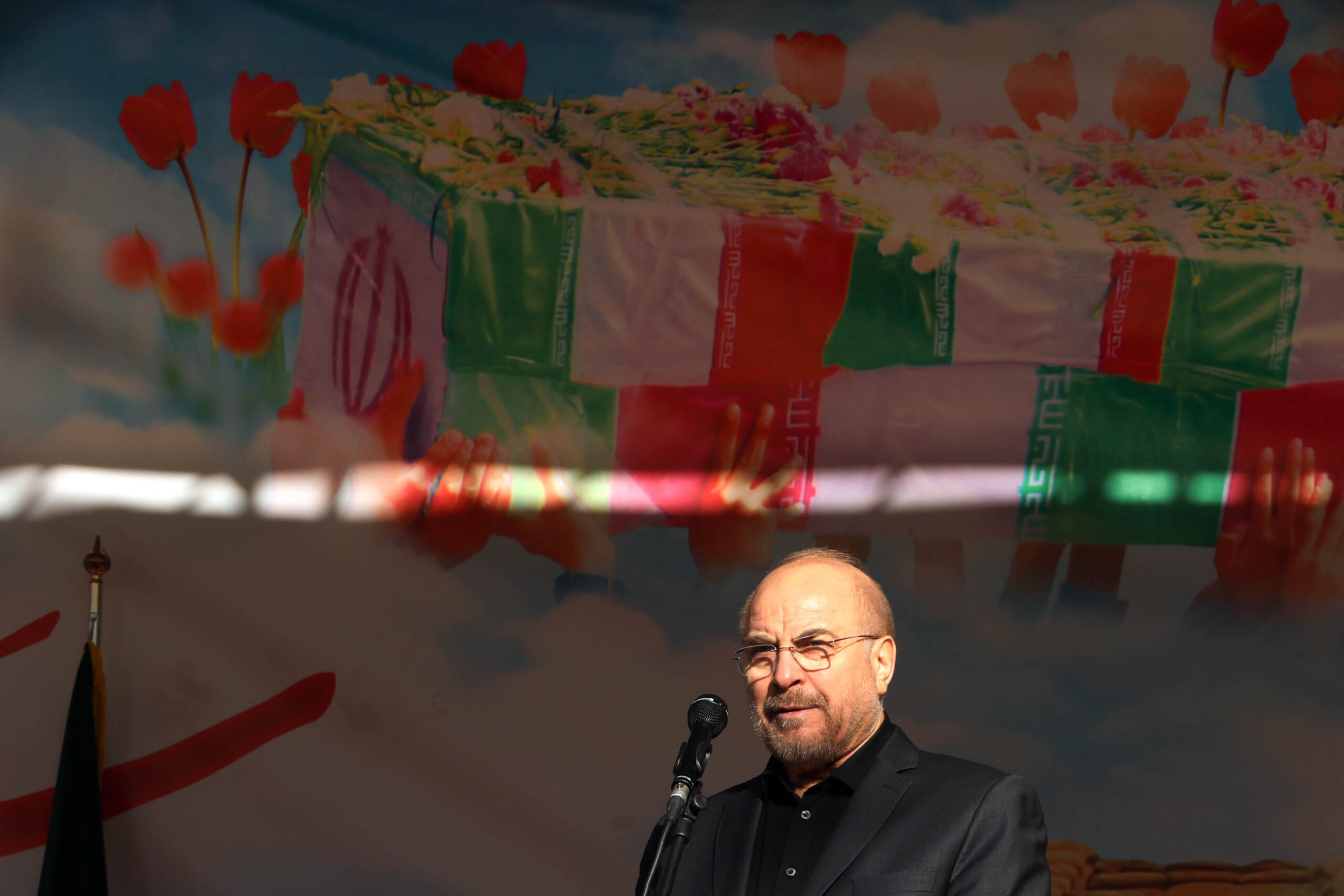 آئین تشییع پیکر یکصد شهید گمنام دفاع مقدس در تهران